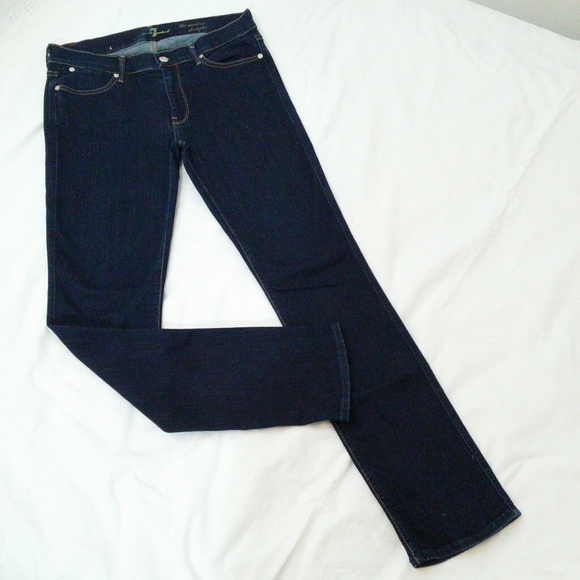 7 For All Mankind Denim - 7 FAM Modern Straight Darkwash jeans